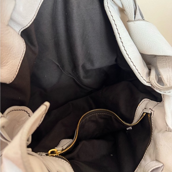 Miu Miu white leather tote bag ribbon - Picture 8 of 8